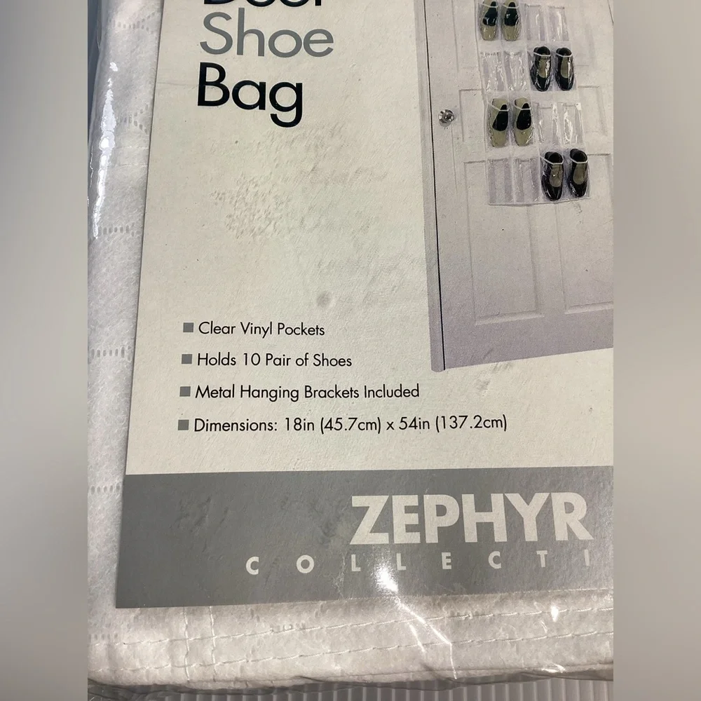 Zephyr Collection - Over the Door Shoe Bag